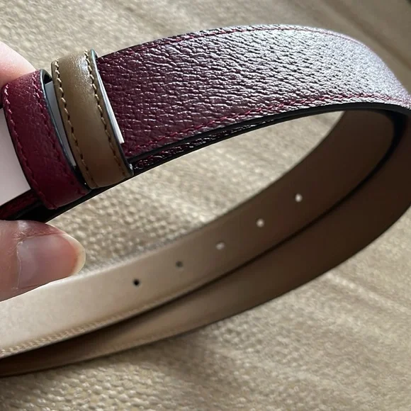 New authentic Gucci reversible belt